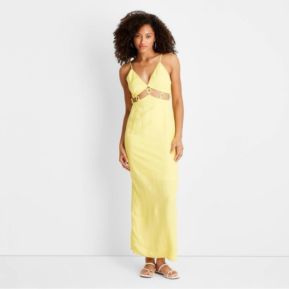 Women's Sleeveless Ring Detail Maxi Dress - Future Collective™ 00